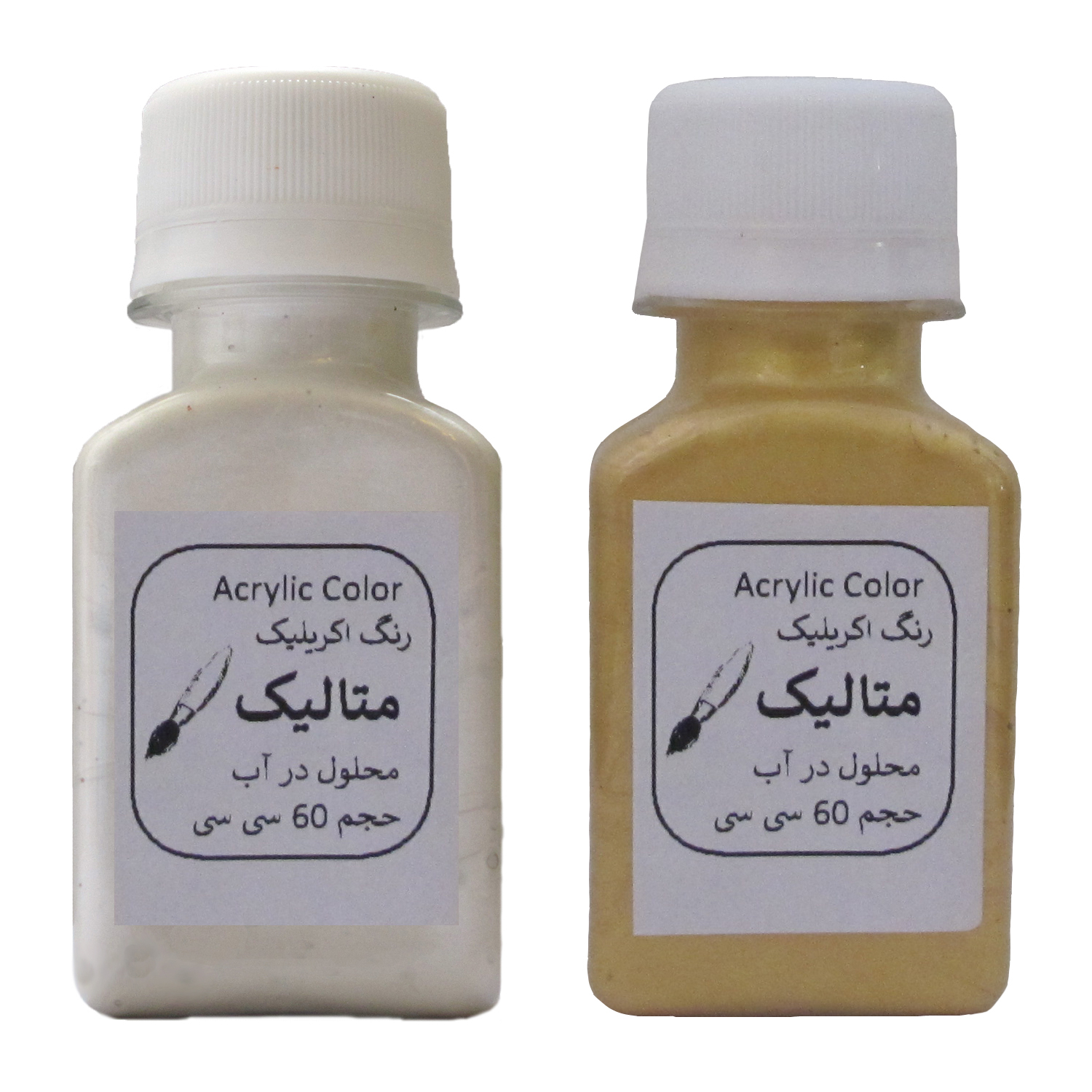 رنگ اکریلیک کد M2 حجم ۶۰ میلی لیتر بسته ۲ عددی