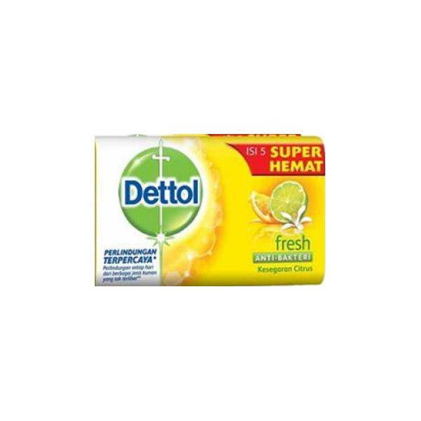 صابون ضد باکتری دتول مدل Fresh وزن 65 گرم بسته 6 عددی