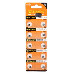 باتری ساعتی تیانکیو مدل AG0 LR521 379 بسته 10 عددی