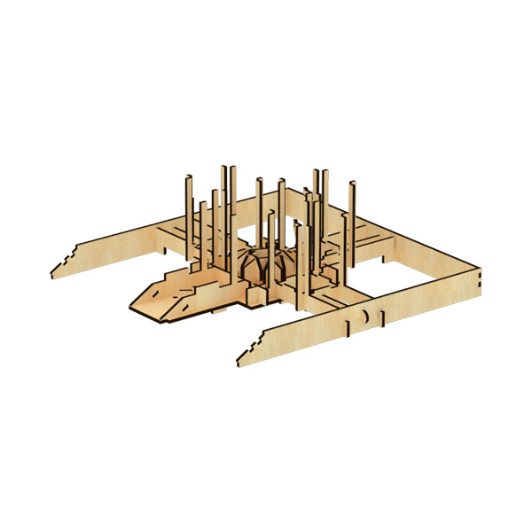 ساختنی فرهنگ و تمدن مدل مقبره الشعراء کد 25WM200
