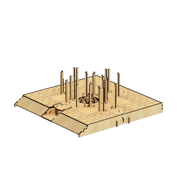 ساختنی فرهنگ و تمدن مدل مقبره الشعراء کد 25WM200