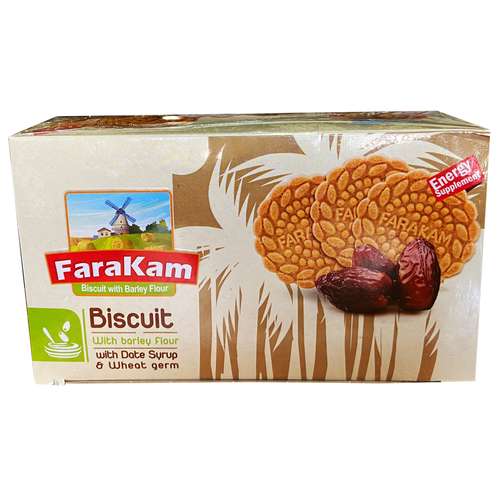 بیسکویت آرد جو با شهد خرما فراکام - 345 گرم