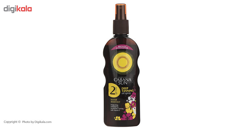 روغن برنز کننده قوی کابانا سان SPF2 حجم 200 میلی لیتر