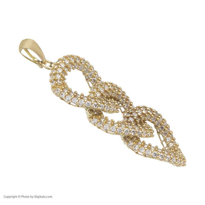 آویز گردنبند طلا 18 عیار زنانه میو گلد طرح  کارتیه کد N278