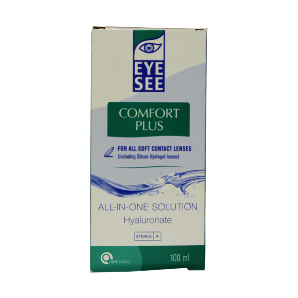 محلول شستشوی لنز آی سی مدل کامفورت حجم 100 میلی لیتر