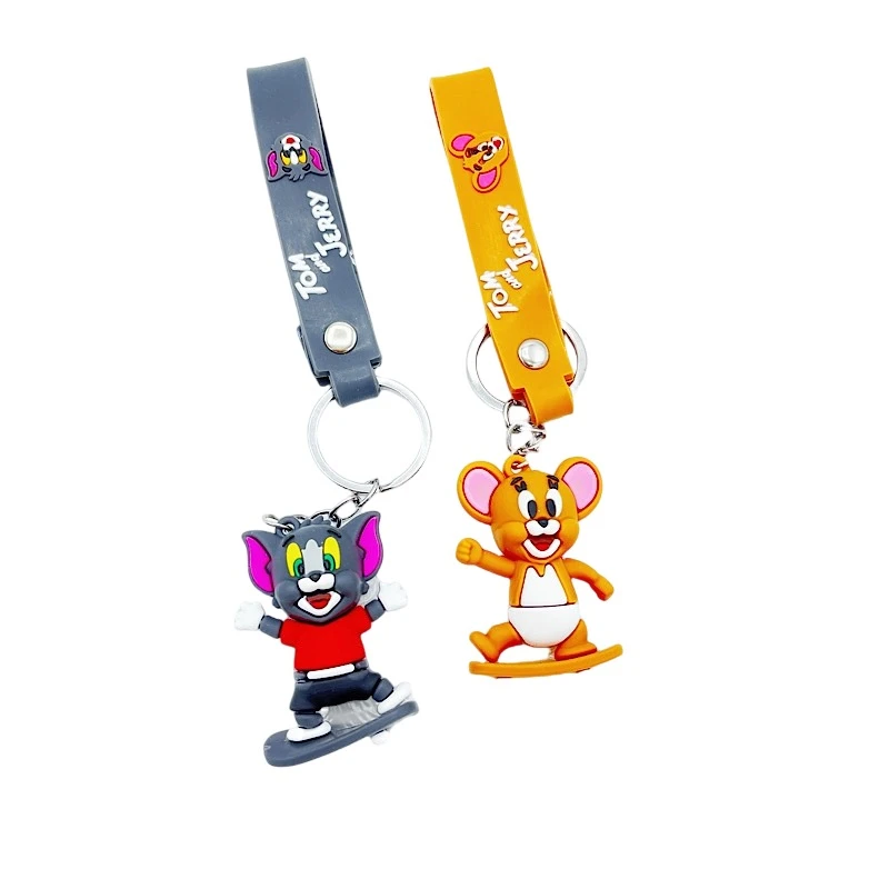 جاکلیدی مدل سیلیکونی موش و گربه بسته 2 عددی