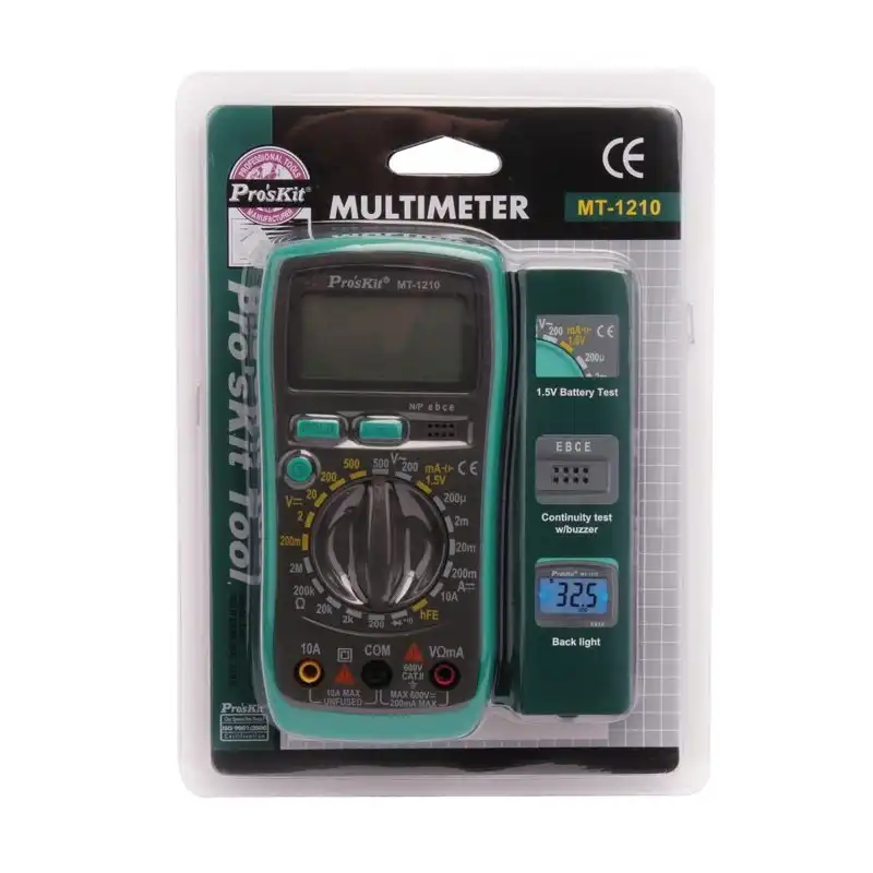 مولتی متر دیجیتال پروسکیت مدل MT-1210