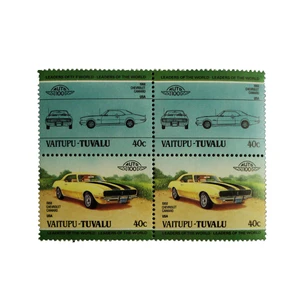 تمبر یادگاری طرح اتومبیل مدل chevrolet کد TAM-t4 مجموعه 4 عددی