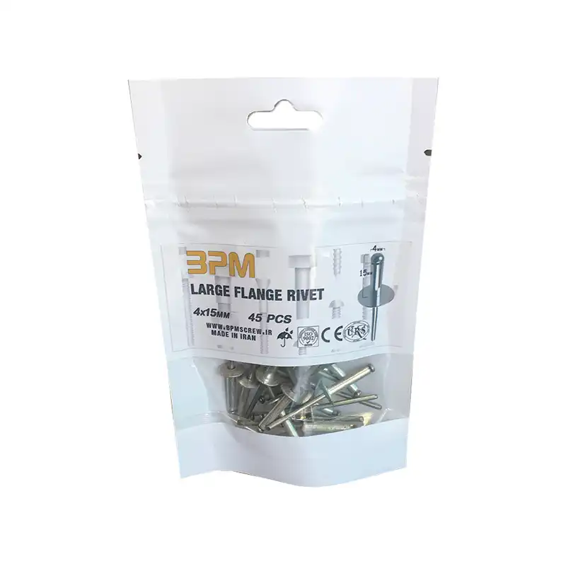میخ پرچ مدل BPM4-15 بسته 45 عددی