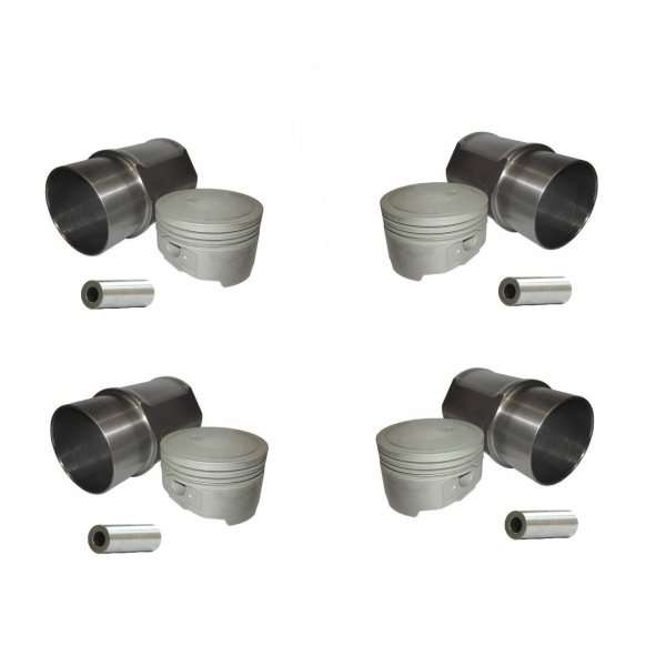 بوش و پیستون و گژن پین ماهله مدل 0402890 مناسب برای پژو 206 تیپ 2 مجموعه 4 عددی