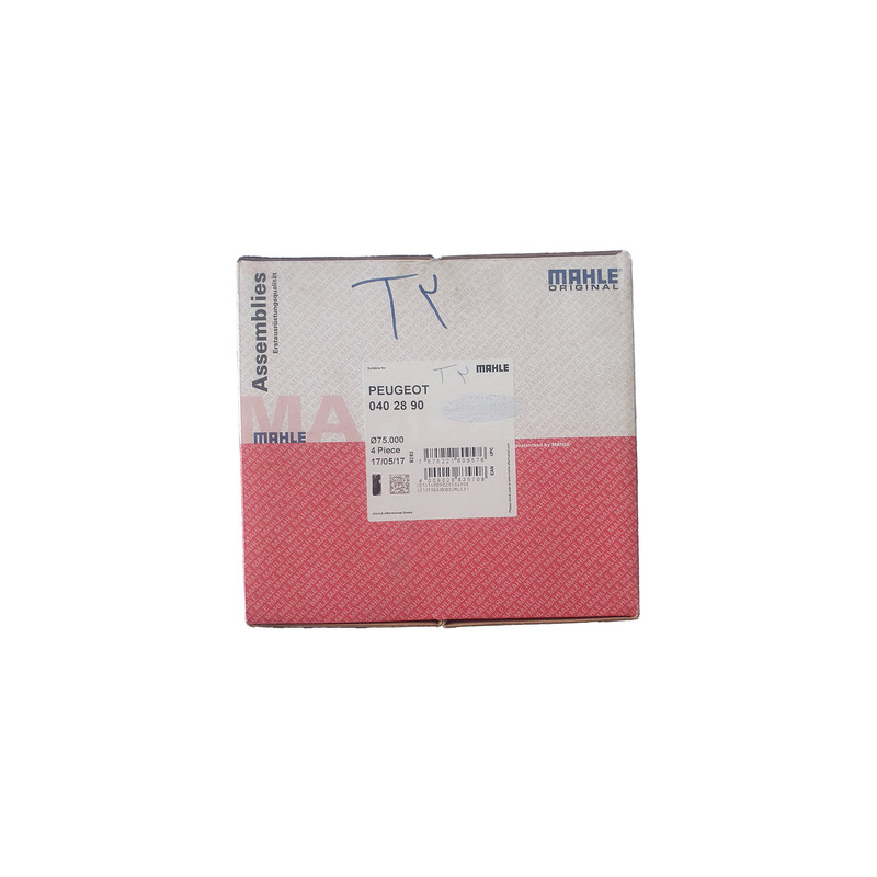 بوش و پیستون و گژن پین ماهله مدل 0402890 مناسب برای پژو 206 تیپ 2 مجموعه 4 عددی