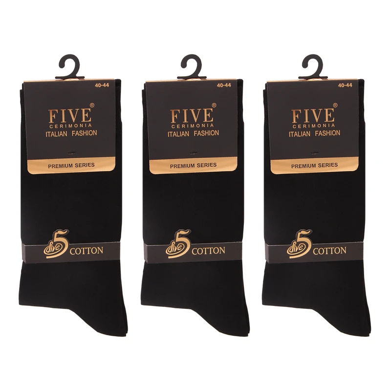 جوراب مردانه فایو کد 15915914بسته 3 عددی