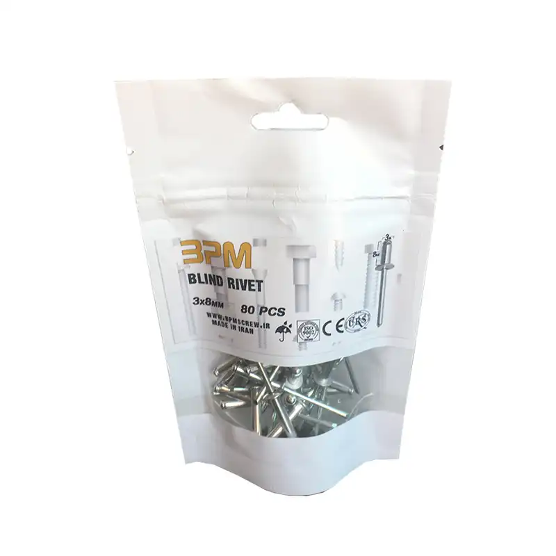 میخ پرچ مدل BPM3-8 بسته 80 عددی
