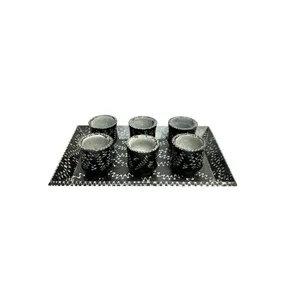 سرویس قهوه خوری سنگی 7 پارچه کد SGM01