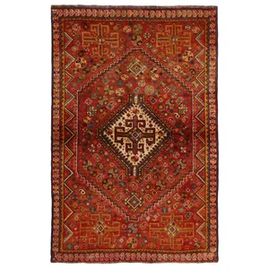 فرش دستبافت دو متری مدل شیراز ایلیاتی کد T486028