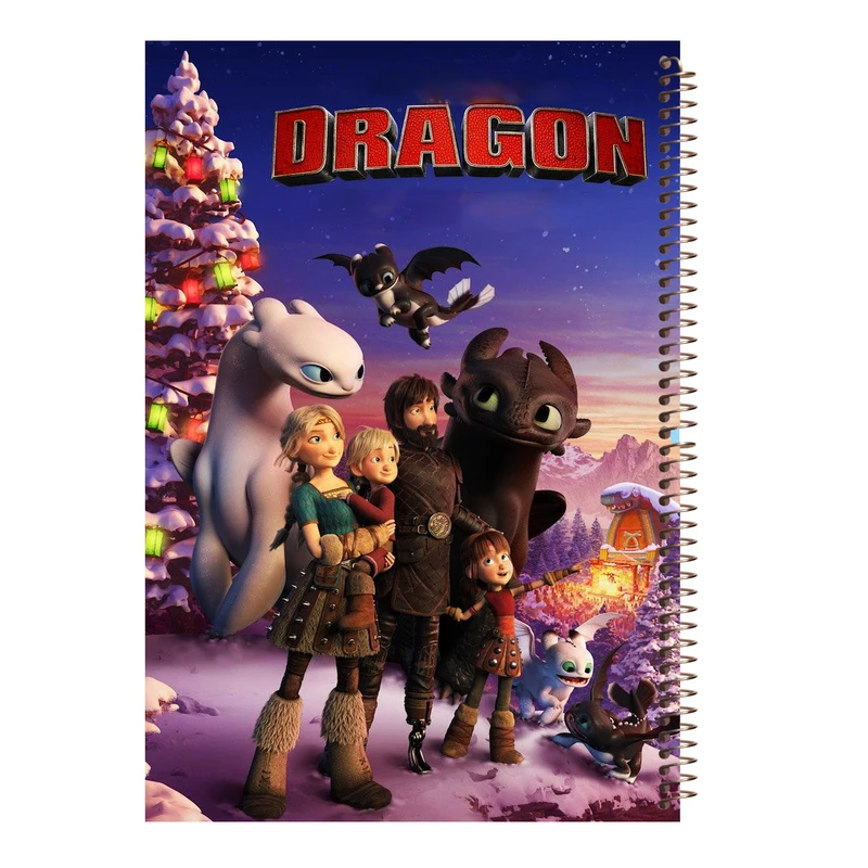 دفتر نقاشی مجنتا طرح اژدها کد 226