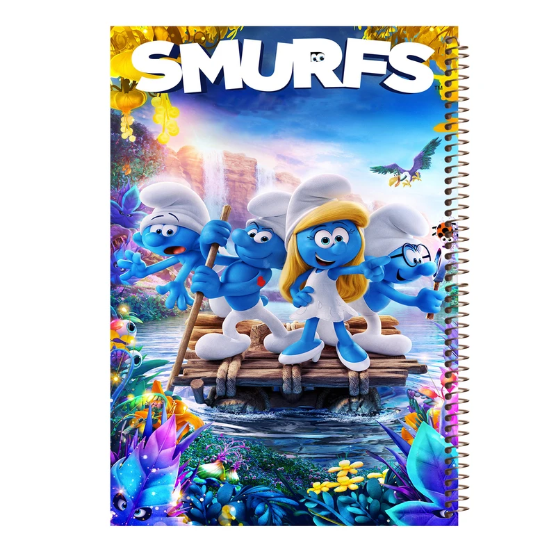 دفتر نقاشی مجنتا طرح اسمورف کد 235