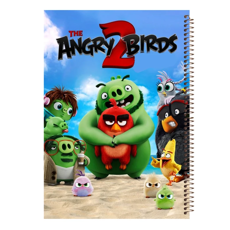 دفتر نقاشی مجنتا طرح انگری بردز کد 237