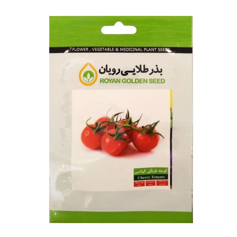بذر گوجه گیلاسی قرمز بذر طلایی رویان مدل BZTR-009