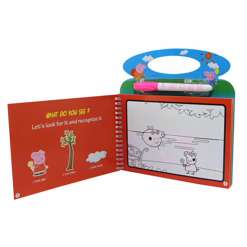 دفتر رنگ آمیزی مدل peppa pig کد bh3-01
