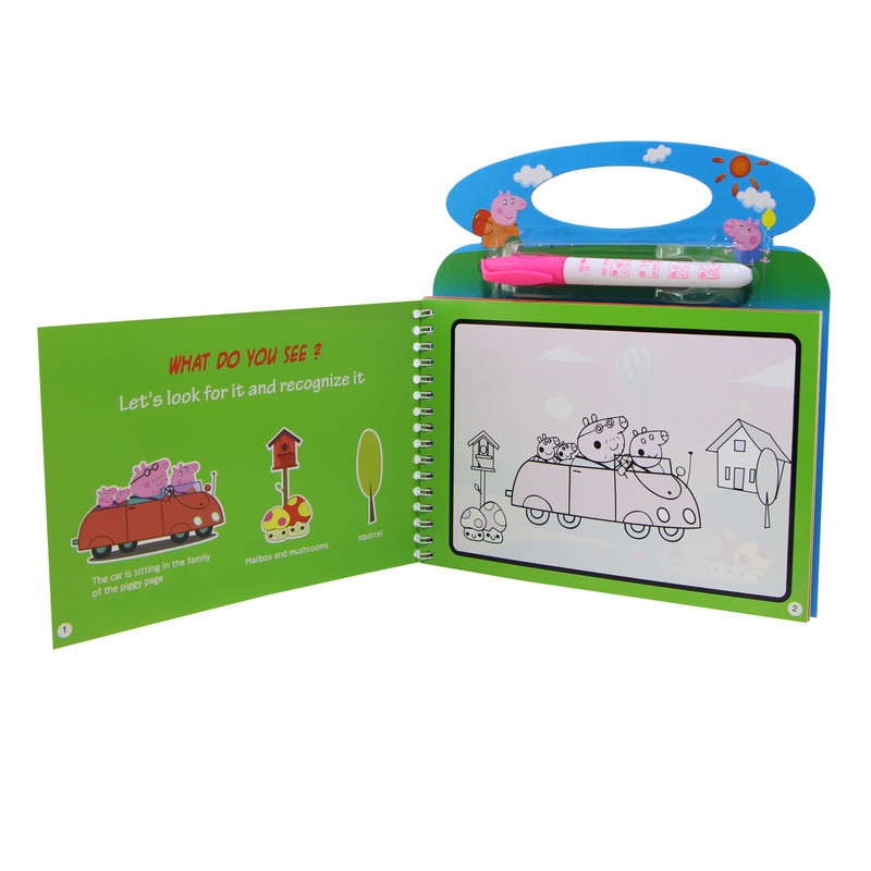 دفتر رنگ آمیزی مدل peppa pig کد bh3-01