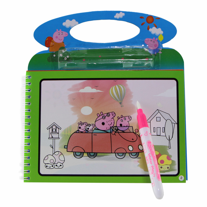 دفتر رنگ آمیزی مدل peppa pig کد bh3-01
