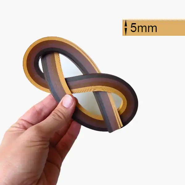 نوار ملیله کاغذی کد 160BN5 بسته 80 عددی