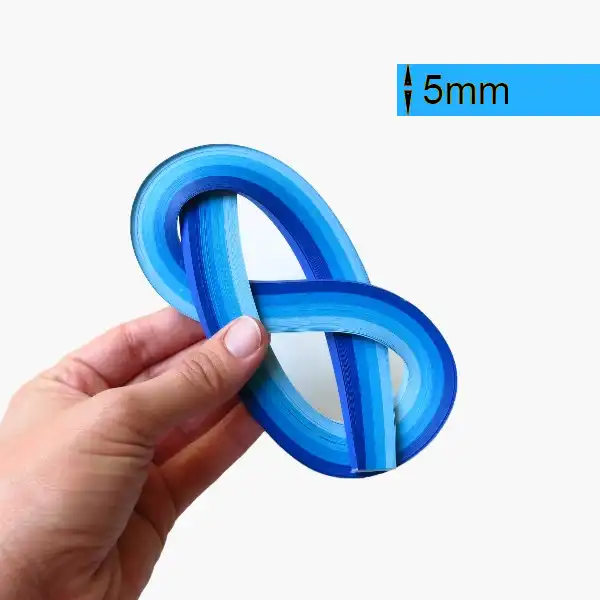 نوار ملیله کاغذی کد 160BU5 بسته 80 عددی