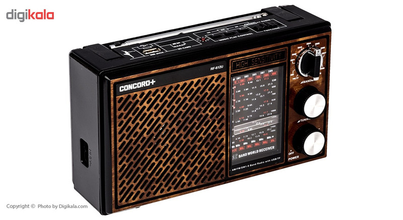 رادیو کنکورد پلاس مدل RF-612U رادیو کنکورد پلاس مدل RF-612U