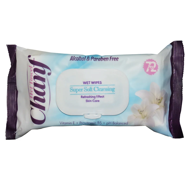 دستمال مرطوب چانف مدل SUPER SOFT-B بسته 72 عددی