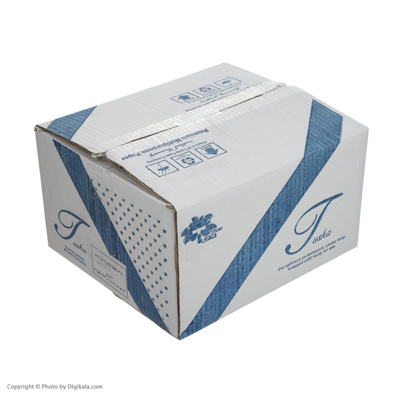 کاغذ پیوسته 80 ستونی تک نسخه توسکا کد TK-01 بسته 1200 عددی
