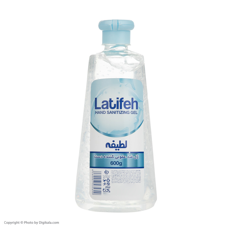 ژل ضد عفونی کننده دست لطیفه مدل 002 حجم 600 گرم