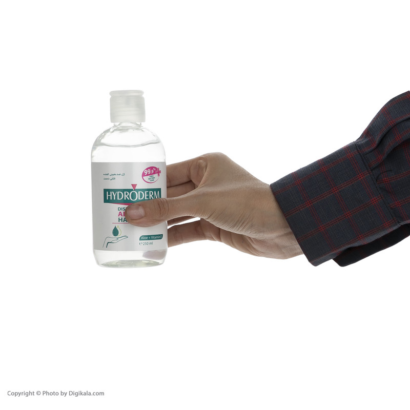ژل ضد عفونی کننده دست هیدرودرم مدل Aloevera حجم 250 میلی لیتر