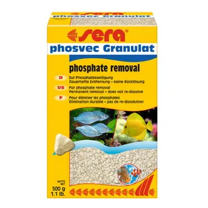 مدیای فسفات گیر آکواریوم سرا مدل phosvec granulat وزن 500 گرم