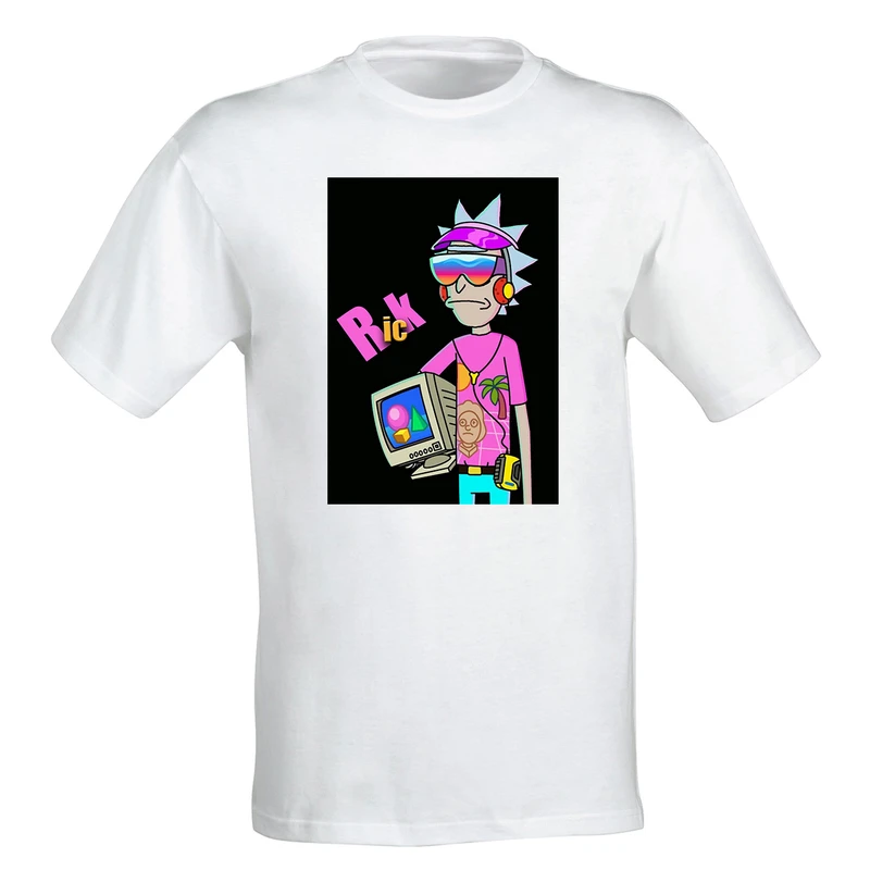 تیشرت پسرانه طرح ریک و مورتی کد r01