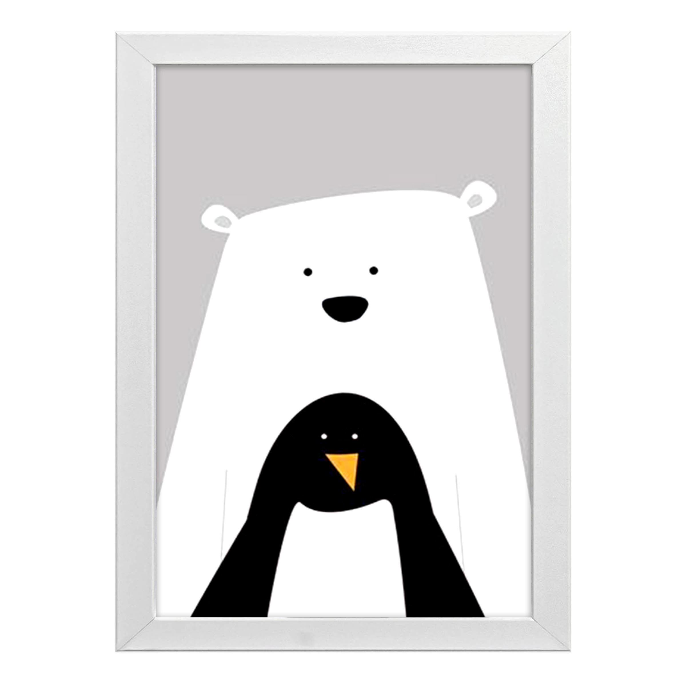 تابلو کودک طرح خرس قطبی و پنگوئن کد T171