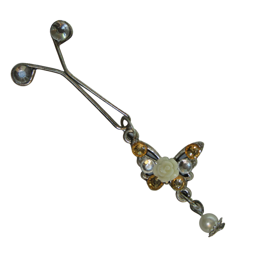 گیره روسری طرح پروانه کد Z16