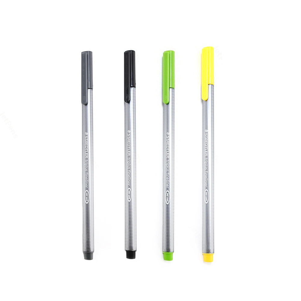 روان نویس استدلر مدل Triplus fineliner بسته 4 عددی