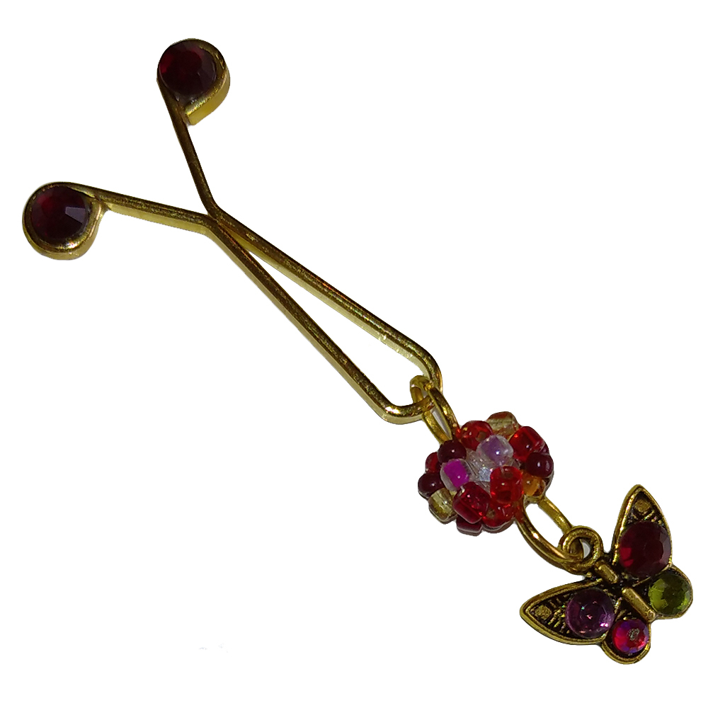 گیره روسری طرح پروانه کد Z18