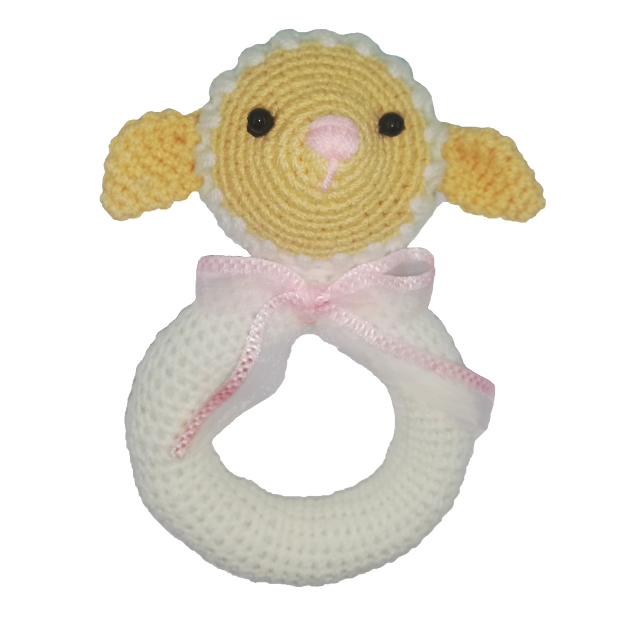    عروسک بافتنی طرح گوسفند کد GM1