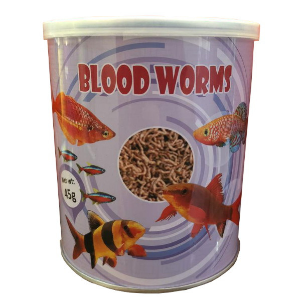 غذای ماهی آکوا مدل WORMS وزن 45 گرم