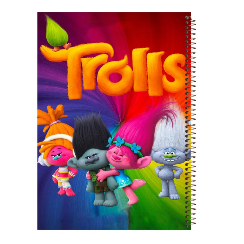 دفتر نقاشی مجنتا طرح ترول کد 255