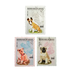 تمبر یادگاری طرح حیوانات مدل DOGS کد D-dd1 مجموعه 3 عددی