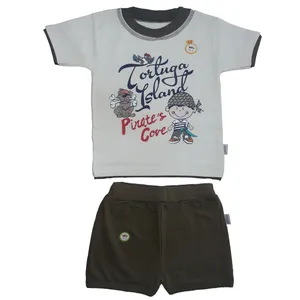 ست تی شرت و شلوارک پسرانه کوکالو مدل 11