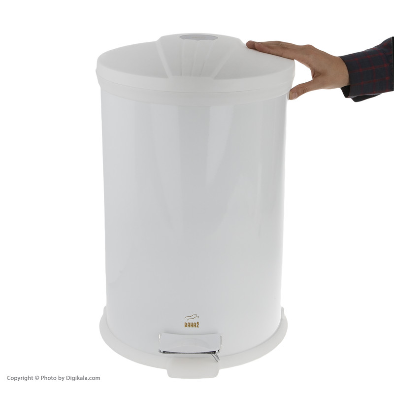 سطل زباله پدالی بهاز کالا کد 16162070 گنجایش 20 لیتر