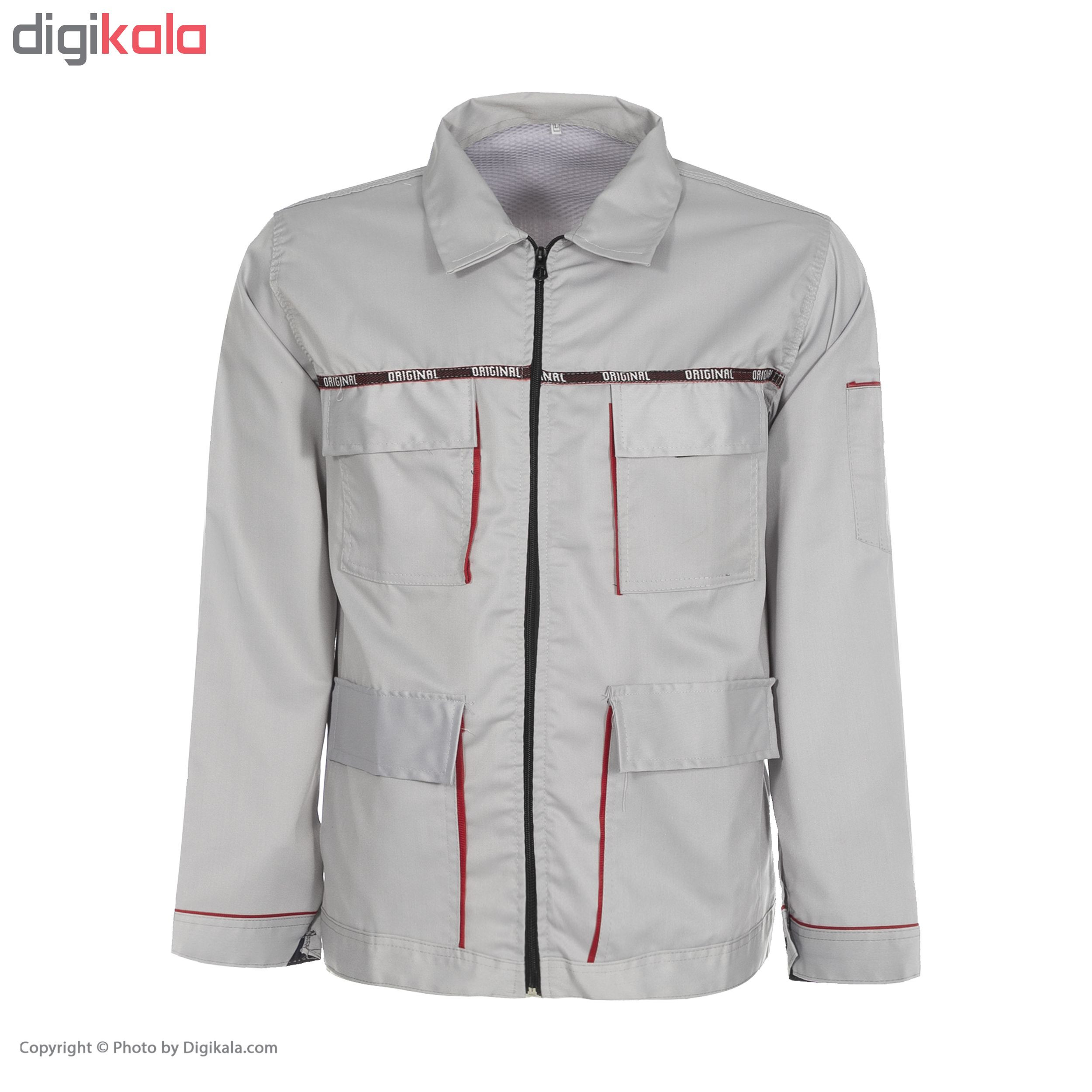 لباس کار مهندسی سبلان مدل اورجینال استخوانی