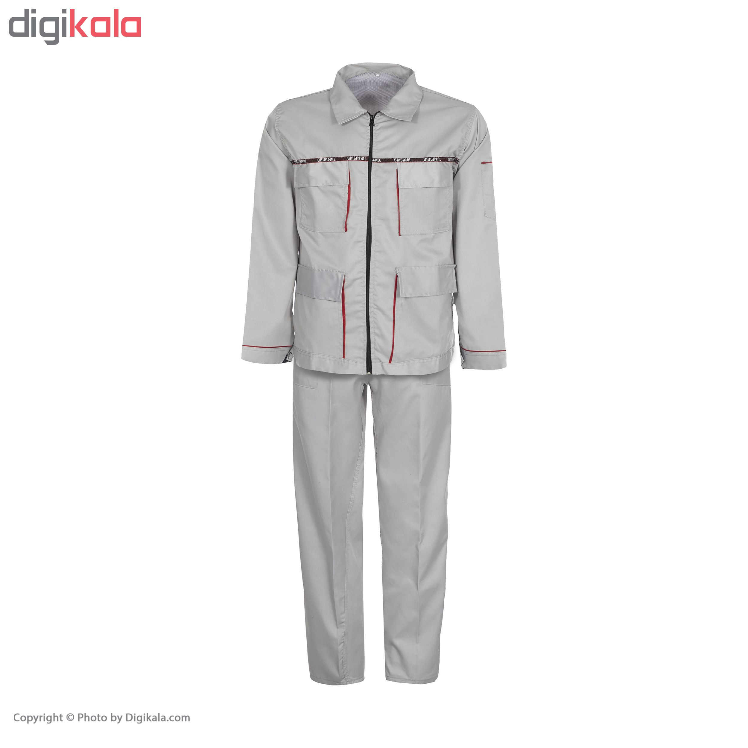 لباس کار مهندسی سبلان مدل اورجینال استخوانی