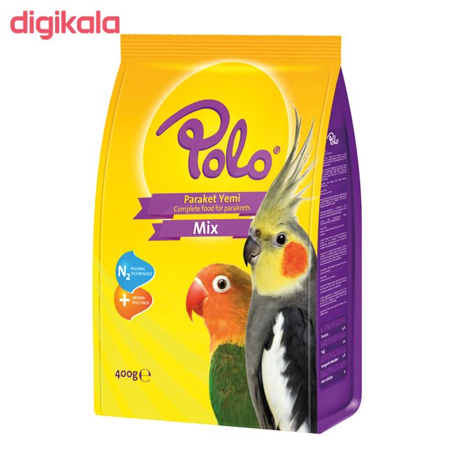 غذای عروس هلندی و طوطی برزیلی پولو مدل Mix وزن 400 گرم main 1 1