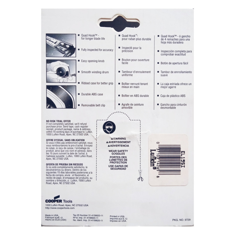 متر 15 متری لافکین مدل EL15SI متر 15 متری لافکین مدل EL15SI