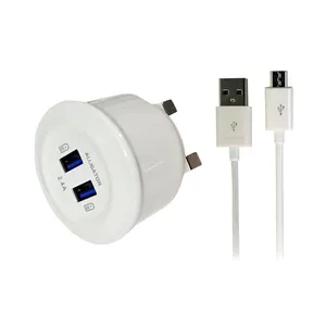 شارژر دیواری الیگیتور مدل AG-350 به همراه کابل microUSB